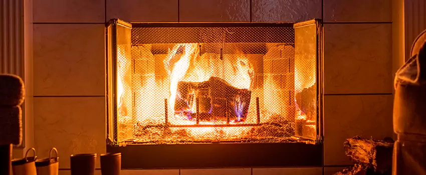 Mendota Hearth Landscape Fireplace Installation in Wenatchee, Washington